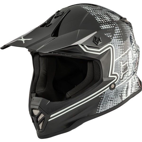 CKX TX019Y Off-Road Helmet Gleam Glossy Black S - Driven Powersports