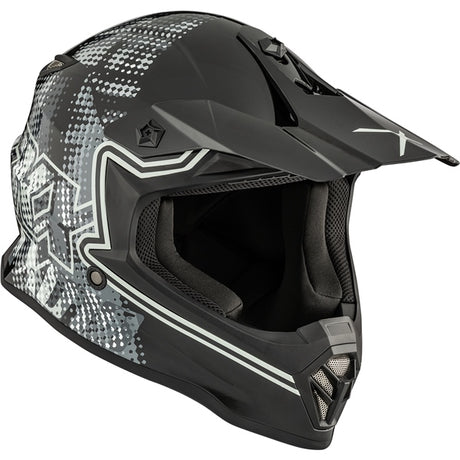 CKX TX019Y Off-Road Helmet Gleam Glossy Black S - Driven Powersports