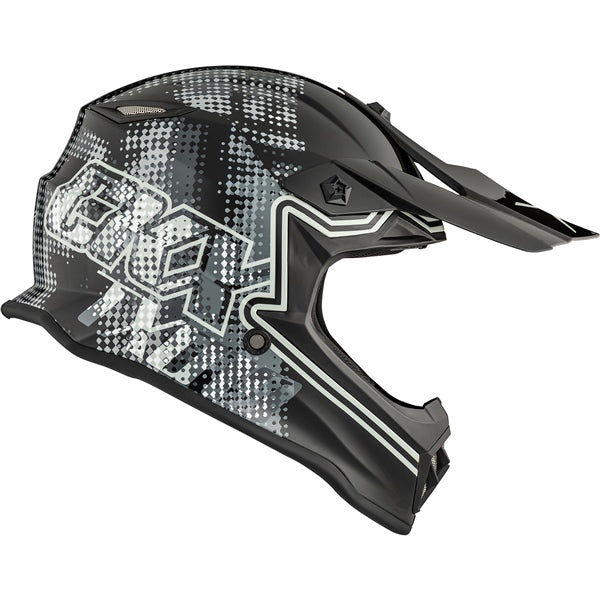 CKX TX019Y Off-Road Helmet Gleam Glossy Black S - Driven Powersports