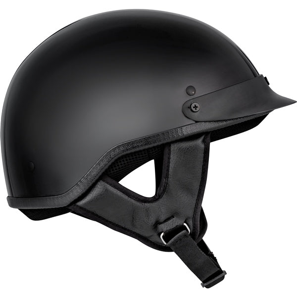 CKX Bullet Half Helmet Solid Black M - Driven Powersports