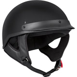 CKX Bullet Half Helmet Solid Matte Black XS - Driven Powersports