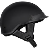 CKX Bullet Half Helmet Solid Matte Black XS - Driven Powersports