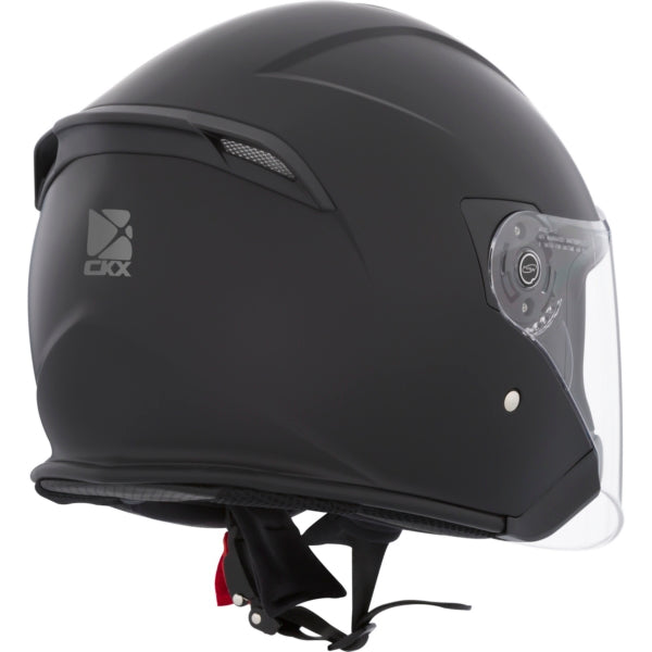 CKX Razor Open Helmet Solid Matte Black 2XL Single Shield - Driven Powersports