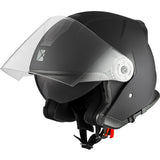 CKX Razor Open Helmet Solid Matte Black L Single Shield - Driven Powersports