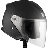 CKX Razor Open Helmet Solid Matte Black L Single Shield - Driven Powersports