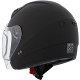CKX VG977 Open-Face Helmet, Winter Solid Double Matte Black M Double Shield - Driven Powersports