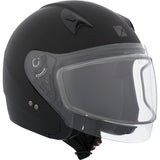 CKX VG977 Open-Face Helmet, Winter Solid Double Matte Black M Double Shield - Driven Powersports