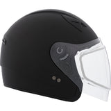 CKX VG977 Open-Face Helmet, Winter Solid Double Matte Black M Double Shield - Driven Powersports