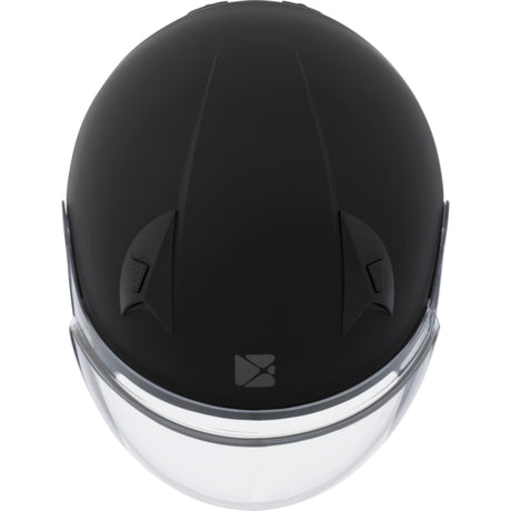 CKX VG977 Open-Face Helmet, Winter Solid Double Matte Black M Double Shield - Driven Powersports