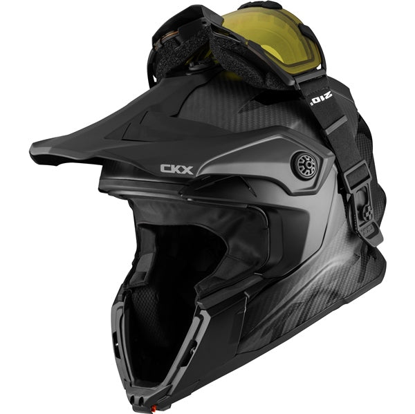 CKX Titan Original Carbon Helmet - Trail and Backcountry Solid Carbon L - Driven Powersports