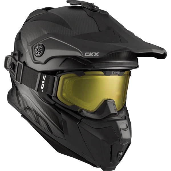 CKX Titan Original Carbon Helmet - Trail and Backcountry Solid Carbon L - Driven Powersports