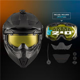 CKX Titan Original Carbon Helmet - Trail and Backcountry Solid Carbon L - Driven Powersports