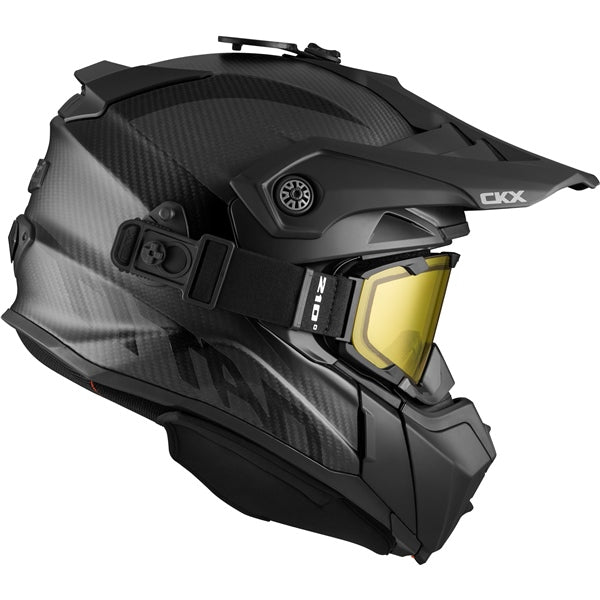 CKX Titan Original Carbon Helmet - Trail and Backcountry Solid Carbon L - Driven Powersports