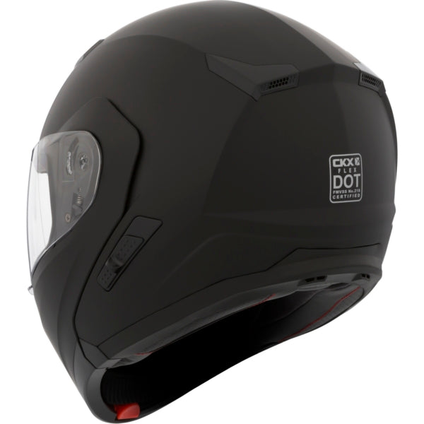 CKX Flex RSV Modular Helmet, Summer Solid Matte Black M Single Shield - Driven Powersports