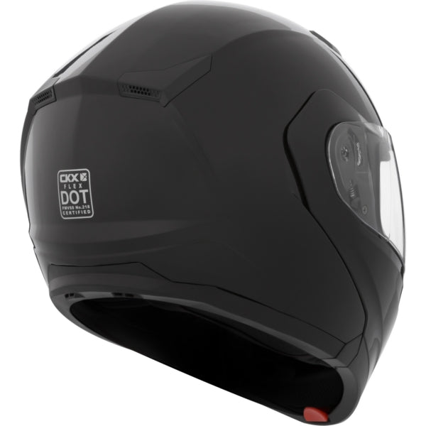 CKX Flex RSV Modular Helmet, Summer Solid Black M Single Shield - Driven Powersports