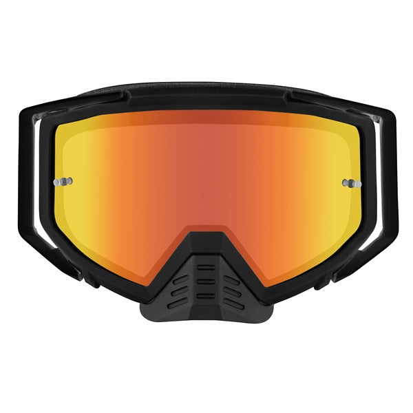CKX HoleShot Goggles, Summer Matte Black Clear, Mirror smoke - Driven Powersports