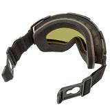 CKX 210° Goggles with Controlled Ventilation for Backcountry 210 Off-Road Matte Black Yellow - Driven Powersports