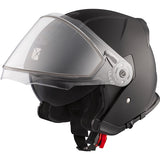 CKX Razor Open Helmet Solid Double Matte Black M Double Shield - Driven Powersports