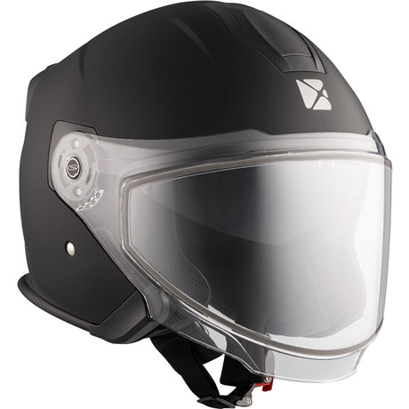 CKX Razor Open Helmet Solid Double Matte Black M Double Shield - Driven Powersports