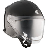 CKX Razor Open Helmet Solid Electric Black 3XL Electric Double Shield - Driven Powersports