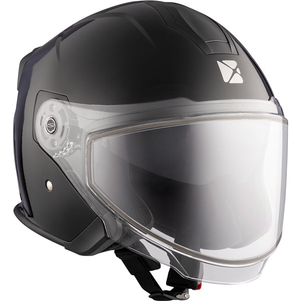 CKX Razor Open Helmet Solid Double Black XS Double Shield - Driven Powersports