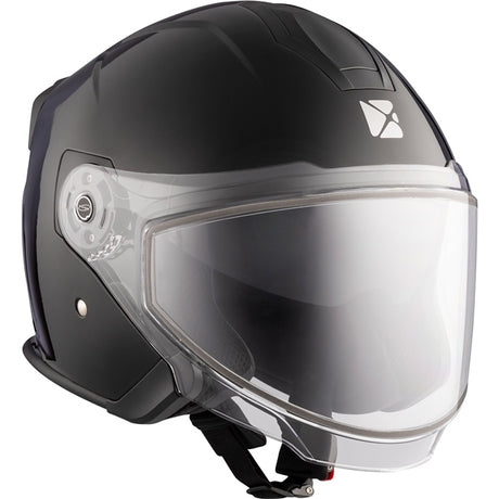 CKX Razor Open Helmet Solid Double Black XS Double Shield - Driven Powersports