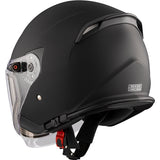 CKX Razor Open Helmet Solid Electric Matte Black 3XL Electric Double Shield - Driven Powersports