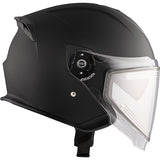 CKX Razor Open Helmet Solid Electric Matte Black 3XL Electric Double Shield - Driven Powersports