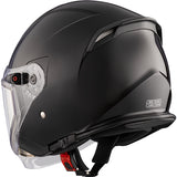 CKX Razor Open Helmet Solid Electric Black XS Electric Double Shield - Driven Powersports