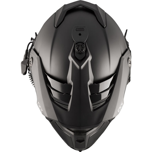 CKX Titan Original Electric Combo Helmet – Trail and Backcountry Solid Matte Black 2XL - Driven Powersports