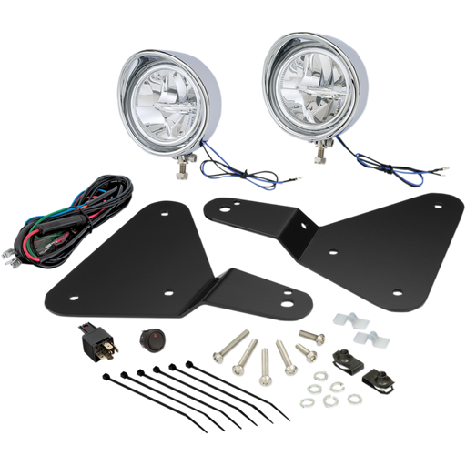 SHOW CHROME 3 1/2" FOCUS LED KIT CAN-AM F3 KT 3/4 Front - Driven Powersports