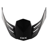 CKX Peak for Mission Helmet Solid Color Matte Black One Size Fits All - Driven Powersports