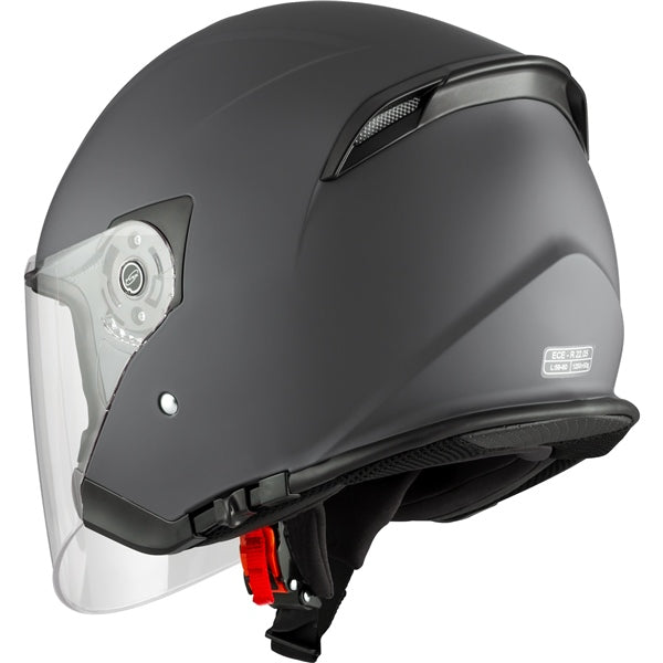 CKX Razor Open Helmet Solid Matte Gray XS Single Shield - Driven Powersports