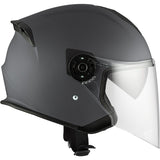 CKX Razor Open Helmet Solid Matte Gray XS Single Shield - Driven Powersports