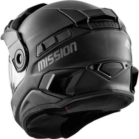 CKX Mission Free-Face Helmet Solid Double Matte Black M Double Shield - Driven Powersports