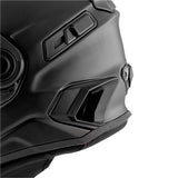 CKX Mission Free-Face Helmet Solid Electric Matte Black 2XS Photochromic Electric Double Shield - Driven Powersports