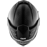 CKX Mission Free-Face Helmet - Carbon Solid Double S Carbon Double Shield - Driven Powersports