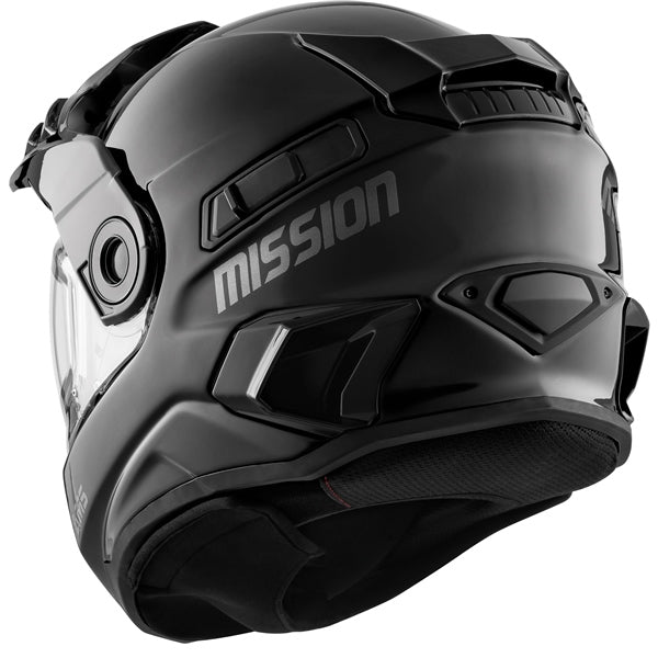 CKX Mission Free-Face Helmet Solid Double Black S Double Shield - Driven Powersports