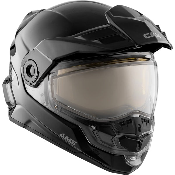 CKX Mission Free-Face Helmet Solid Double Black S Double Shield - Driven Powersports