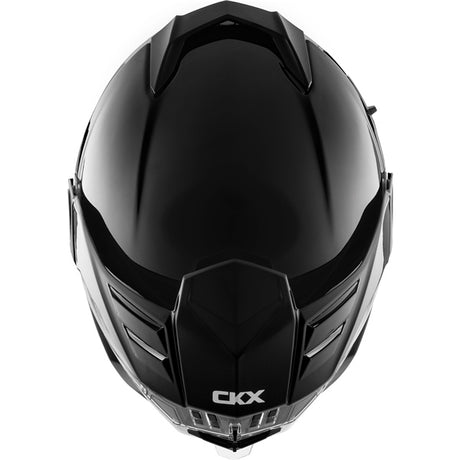 CKX Mission Free-Face Helmet Solid Double Black XS Double Shield - Driven Powersports