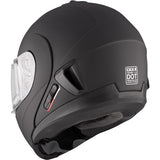 CKX Tranz 1.5 AMS Modular Helmet Solid Double Matte Black XS Double Shield - Driven Powersports