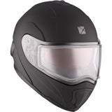 CKX Tranz 1.5 AMS Modular Helmet Solid Double Matte Black XS Double Shield - Driven Powersports