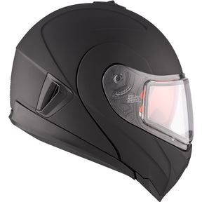 CKX Tranz 1.5 AMS Modular Helmet Solid Double Matte Black XS Double Shield - Driven Powersports