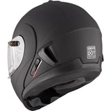 CKX Tranz 1.5 AMS Modular Helmet Solid Electric Matte Black S Electric Double Shield - Driven Powersports