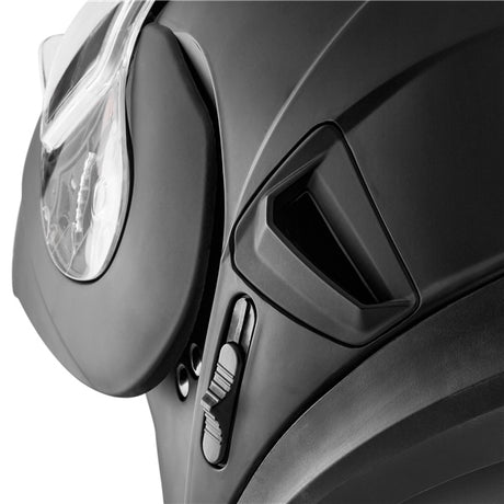 CKX Tranz 1.5 AMS Modular Helmet Solid Electric Black M Electric Double Shield - Driven Powersports