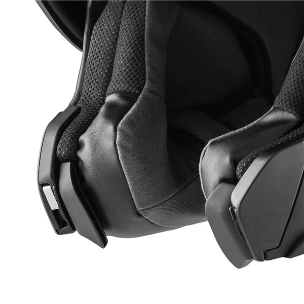 CKX Tranz 1.5 AMS Modular Helmet Solid Double Matte Black XS Double Shield - Driven Powersports