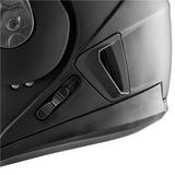 CKX Tranz 1.5 AMS Modular Helmet Solid Electric Black M Electric Double Shield - Driven Powersports