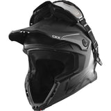 CKX Titan Original Carbon Electric Combo Helmet – Trail and Backcountry Solid Carbon XS - Driven Powersports