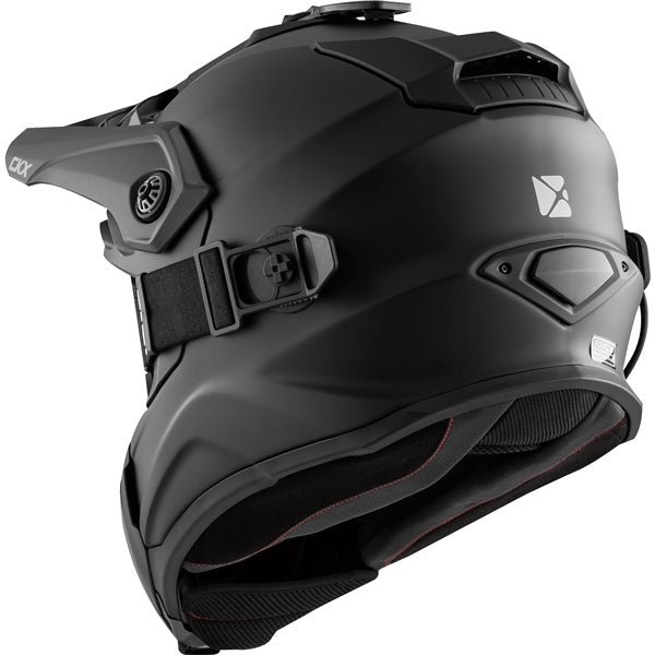 CKX Titan Air Flow Electric Combo Helmet - Backcountry Solid Matte Black XS - Driven Powersports
