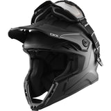 CKX Titan Air Flow Electric Combo Helmet - Backcountry Solid Matte Black XS - Driven Powersports